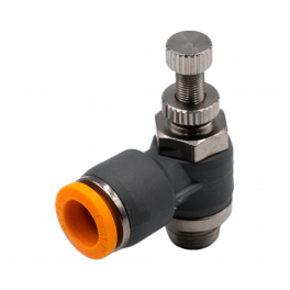 ZSC12-02G-B Дроссель (на входе) с обратным клапаном G1/4 12мм
